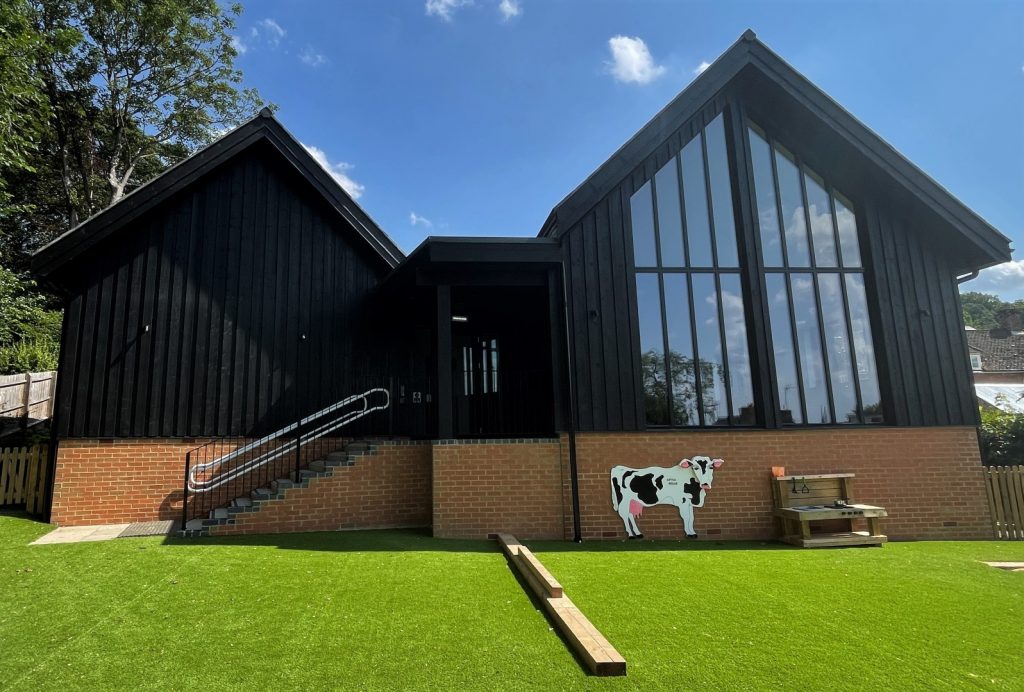 The-Bow-Brickhill-Community-Hall-Shortlisted-For-Internation-Offsite-Construction-Award-Manufactured-Offsite-In-Lithuania,-Delivered-In-Eelements-And-Assembled-On-Site.
